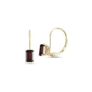  13.80 Ct Garnet Stud Earrings in 14K Yellow Gold Jewelry
