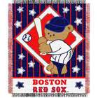 CAS Boston Red Sox 36 inchX48 inch Woven Baby Throw Blanket