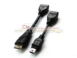 Mini HDMI to HDMI /F& MINI USB A to USB OTG Host Cable  