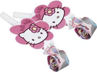 Hello Kitty Bamboo Party Blow Outs x 6 £2.99