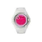 Casio Baby G 3000 Series World Time Pink Crystal Dial Ladies Watch 