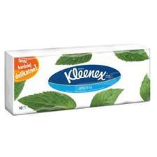 Kleenex Pocket Tissues Mint Aroma 10 Count (20 Packs) 200 Tissues 