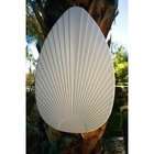 Palm Fan Palm Leaf Shaped Ceiling Fan Blade Covers   Ivory   15 W x 