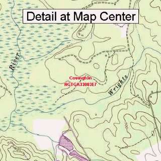  USGS Topographic Quadrangle Map   Covington, Georgia 