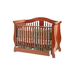 Aspen Stages Crib With Drawer  Cognac  Storkcraft Baby Furniture Cribs 