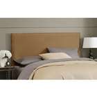    Wrightwood Twin size Chocolate Micro suede Nail Button Headboard