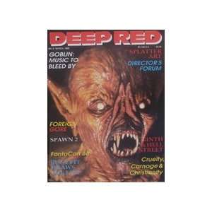    Deep Red Magazine #6 March 1989 Splatter Art 