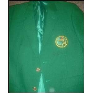  Jack Nicklaus Signed Golf Masters Replica Jacket   Mens 
