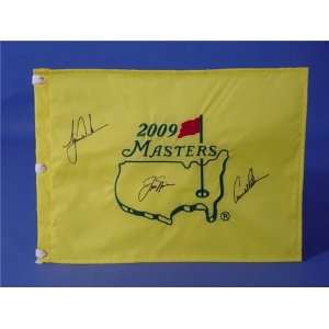   /Hand Signed Golf Masters Pin Flag:  Sports & Outdoors