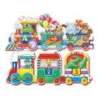 Learning Journey Puzzle Doubles Giant ABC & 123 Trains