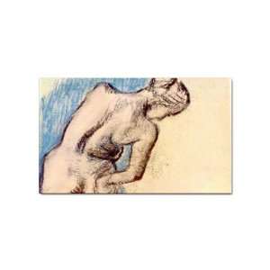   Female After the Bath By Edgar Degas Magnet