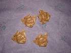 Large Angel Fish Brown Plasitc Buttons Perfect for Totes & Sweaters