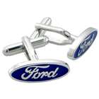 Fantasyard Silver Porsche Logo Cufflinks Automotive Car Cuff Links