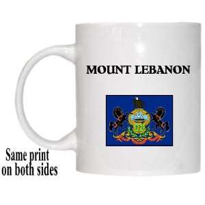   US State Flag   MOUNT LEBANON, Pennsylvania (PA) Mug 
