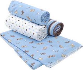 Carters 4 Pack Receiving Blanket   Puppy   Carters   Babies R Us