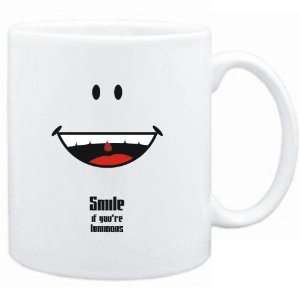    Mug White  Smile if youre luminous  Adjetives