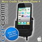   Music Cradle for Apple iPhone 4 S 4S Car Charger Kit + Antenna Coupler