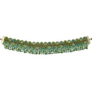 Vintage Michal Negrin Choker designed on Lace Base decorated with 