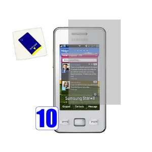 Screen LCD Scratch Protector (10 Pack) & MicroFibre Cloth For Samsung 