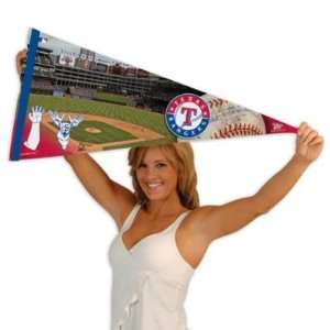   Texas Rangers Official Oversized 40 Felt Pennant