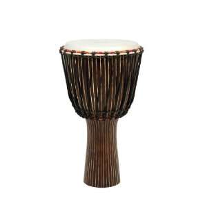  12 Hand Carved African Djembe   T1 Finish Musical 