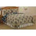   Traditions Dartmouth Court Blue Full / Queen Quilt with 2 Shams
