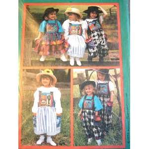  WILD WEST JUMPERS & OVERALLS CHILD SIZES 2 6X FROM K.P 