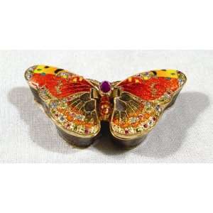  Butterfly bejeweled jewelry box 3: Home & Kitchen