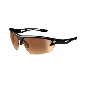 Bolle Draft Golf Sunglasses in Shiny Black Frames with Photo V3 Golf 