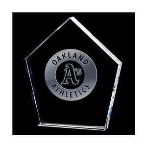   Steuben Glass Oakland Athletics Home Plate