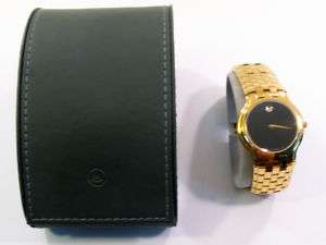 MOVADO MENS GOLD TONE WATCH 87.G2.1891 WITH BOX  