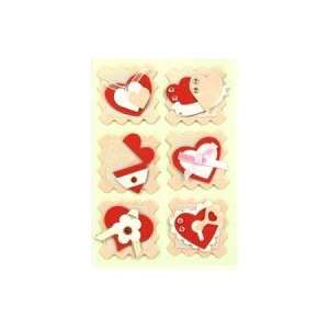  Valentines 3D Scrapbook Stickers Toys & Games