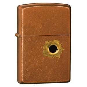  Zippo Lighter Toffee Bullet Hole Pocket Lighter 