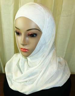   Patterns Design Hijab Amira 2 Piece   Islamic Hejab Head Scarf  