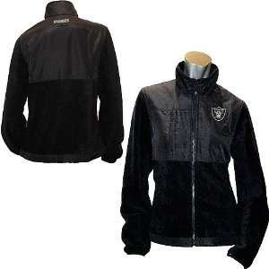  G Iii Oakland Raiders Womens Full Zip Fleece Jacket 