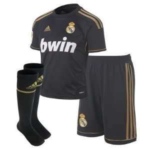  adidas Real Madrid Away Kit 2011 2012 Mini Black/Gold 6 
