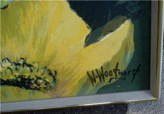 Nice Original W. Woodward Painting on Canvas, LARGE  