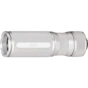   120T Tactical LED Flashlight   Limited Edition Silver 