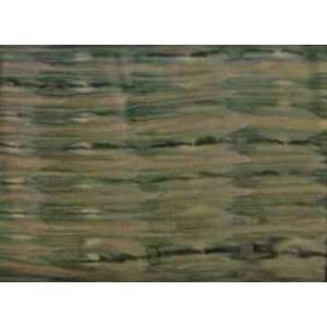  Fabric, Khaki and Grayish Green Uneven Stripe Batik By Fabri Quilt 