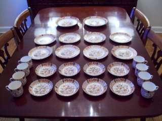   Radford Fenton China 26 Pieces Tea Set 1930s Cups , Dishes & Plates