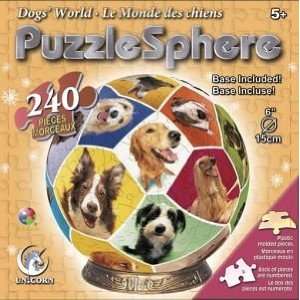   A1358_6 Dog World 6 Inch Puzzle Sphere 240 pc puzzle Toys & Games