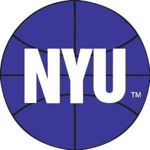  New York University Basketball Rug 4 Round: Home 
