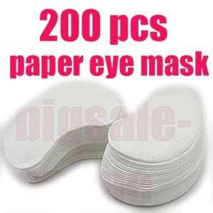 200 PCS Natural Fiber Skin care Beauty Paper Eye Mask  