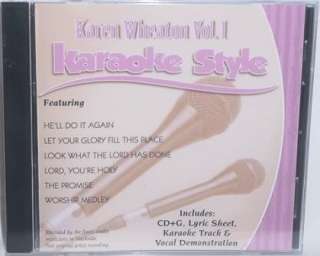 Karen Wheaton V1 Christian Gospel Karaoke NEW CD+G  