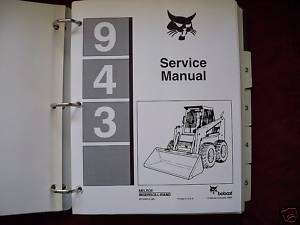 Bobcat 943 Skid Steer Loader Service Repair Manual  