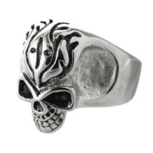    AAB Style RSRN 360 Stainless Steel Skull Ring: AAB Style: Jewelry