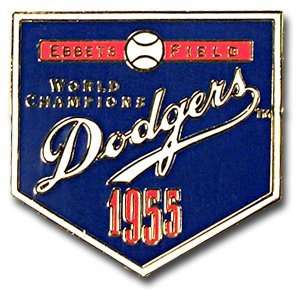  Brooklyn Dodgers World Series Champs 1955 Pin   Ebbets 