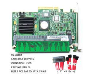 Dell Perc 5i PCI E8 SAS RAID Controller w/512 w/BBU  