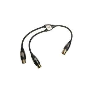  Monster CableLinks Y Adapter   XLR Male to (2) XLR Female 