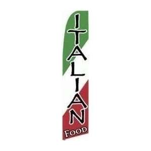  ITALIAN FOOD X Large Swooper Feather Flag 